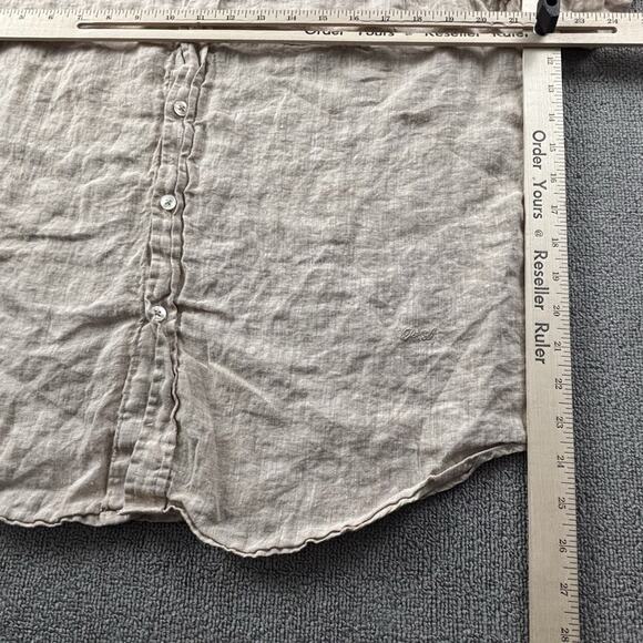 Porter And Ash Shirt Adult Extra Large Brown Button Up Short Sleeve Casual Men's - Picture 12 of 14